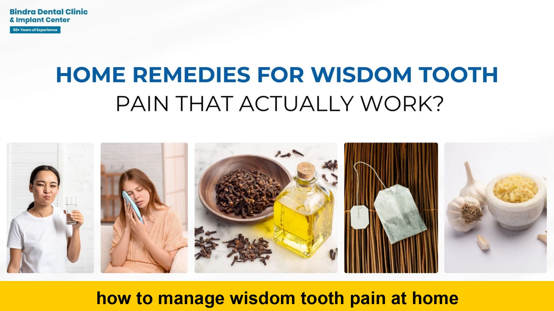 how to manage wisdom tooth pain at home