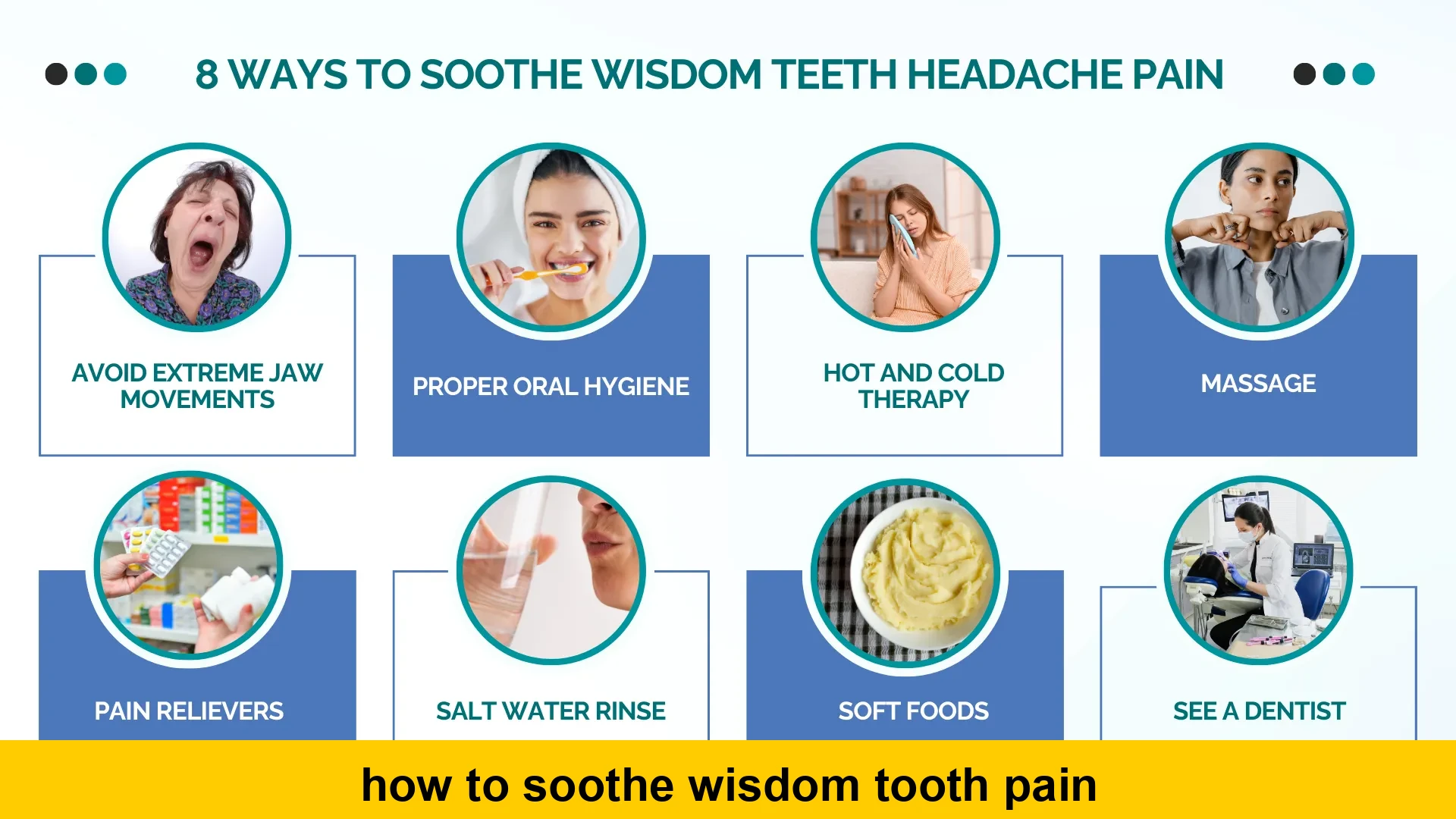 how to soothe wisdom tooth pain